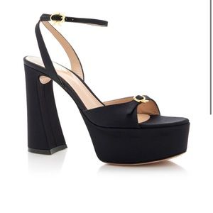 Gianvito Rossi Satin Platform Sandals